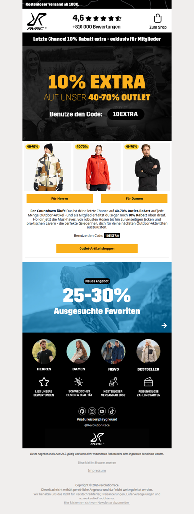 ⏳Letzte Chance: 10% extra Rabatt auf unser 40-70%-Outlet!