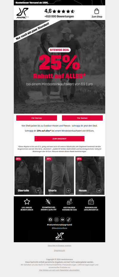 Endspurt: 25% auf ALLES*! ⏰