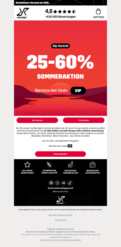 VORSPRUNG⚡️ 25–60% RABATT!