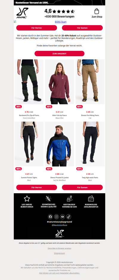 Der Summer-Sale ist da: 25–60% Rabatt 🎉