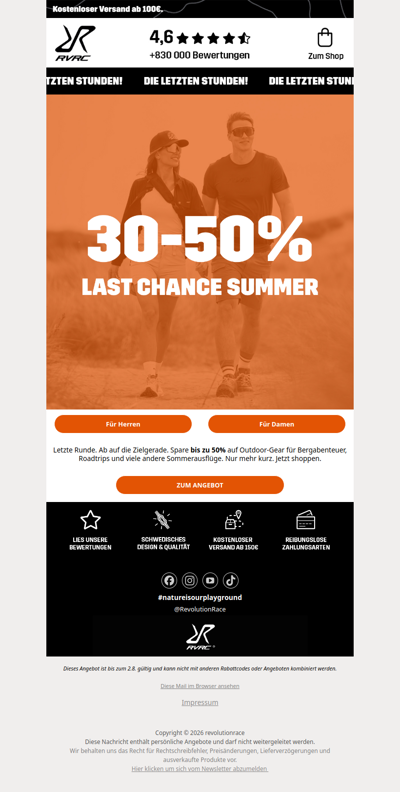 Nur mehr heute 🚨 bis zu 50% Rabatt