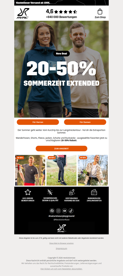 Noch mehr Sommer mit bis zu 50% Rabatt 🌿