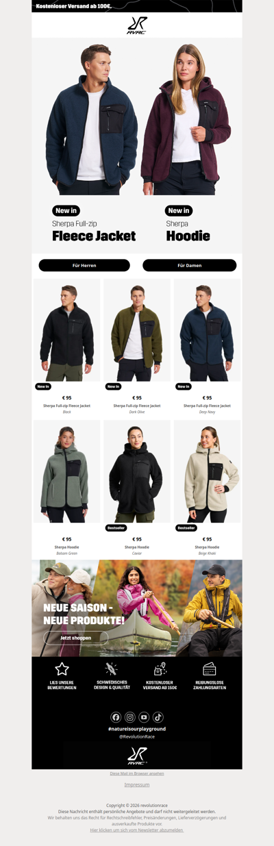 Ganz neu!📢 Sherpa Full-Zip Fleece Jacket