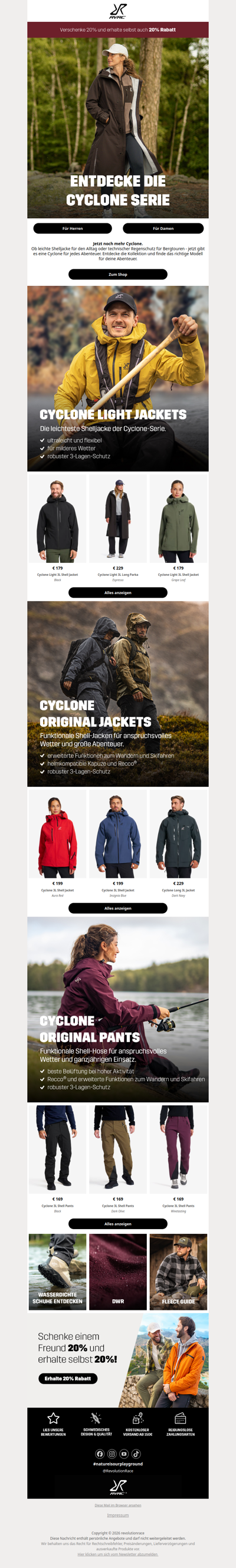 Entdecke die Cyclone Serie
