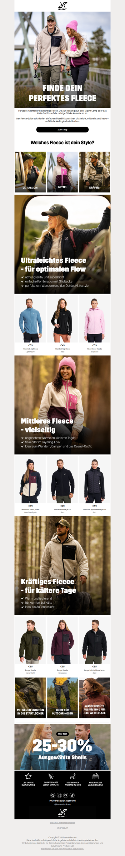 Welches Fleece ist dein Style? 🧥