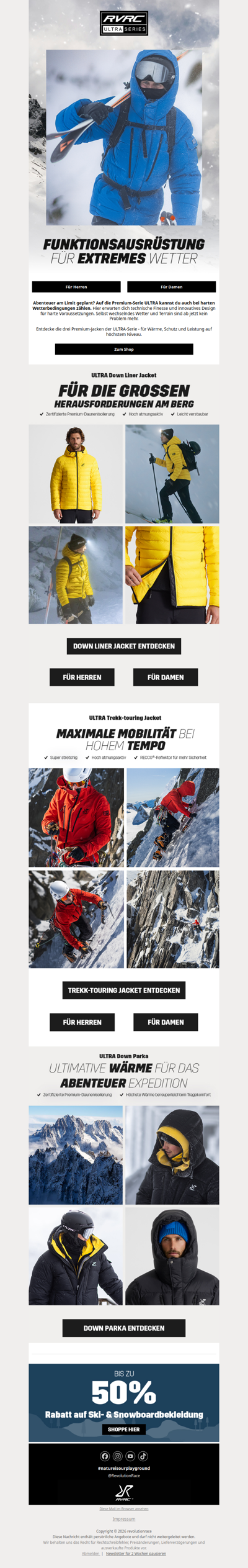 ULTRA: Starke Ausrüstung für hartes Wetter🏔⚡️