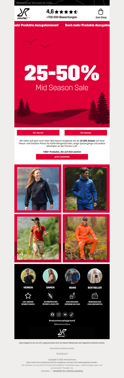 MEHR SALE: jetzt noch weitere Favoriten mit 50% 👀