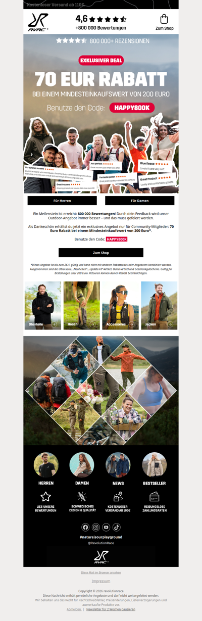 Erhalte 70 Euro Rabatt 🎉 Wir feiern 800 000 Bewertungen!