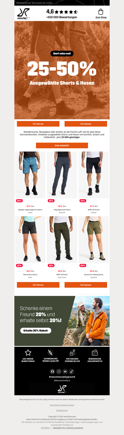 Hol dir die besten Shorts im Angebot 🩳.