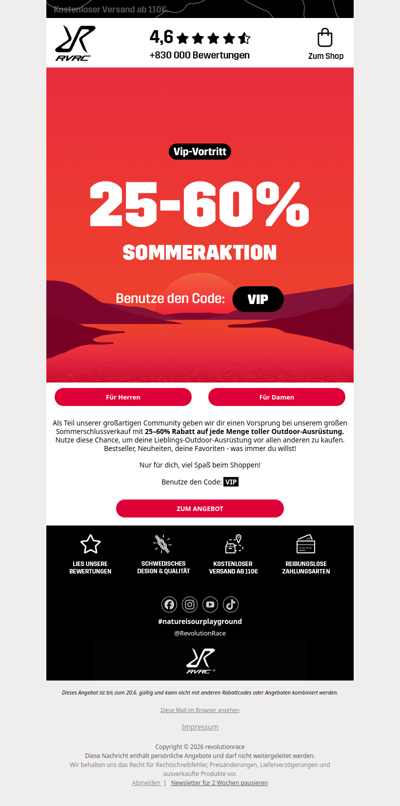 VORSPRUNG⚡️ 25–60% RABATT!