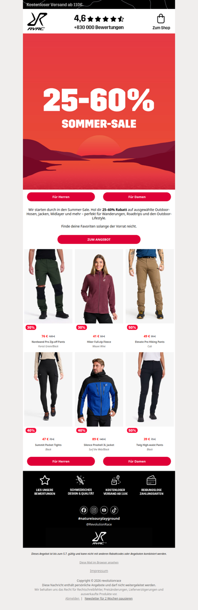 Der Summer-Sale ist da: 25–60% Rabatt 🎉