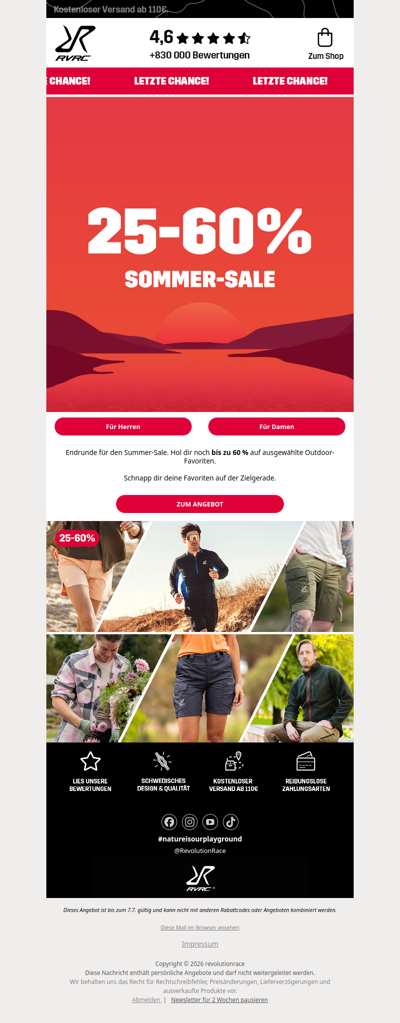 LETZTE CHANCE auf den Summer-Sale 📢