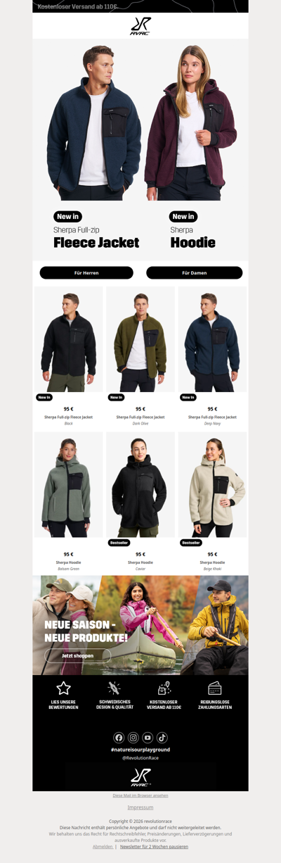 Ganz neu!📢 Sherpa Full-Zip Fleece Jacket