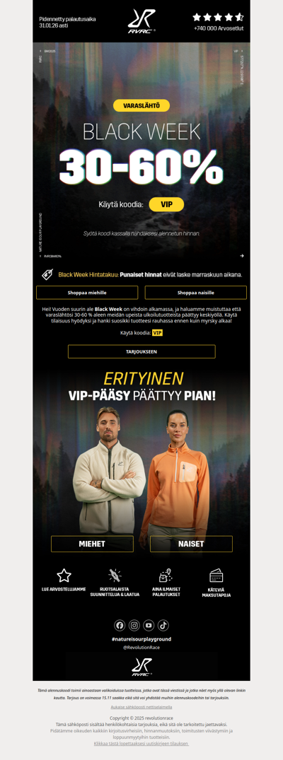 ⏰VIP diili päättyy keskiyöllä!