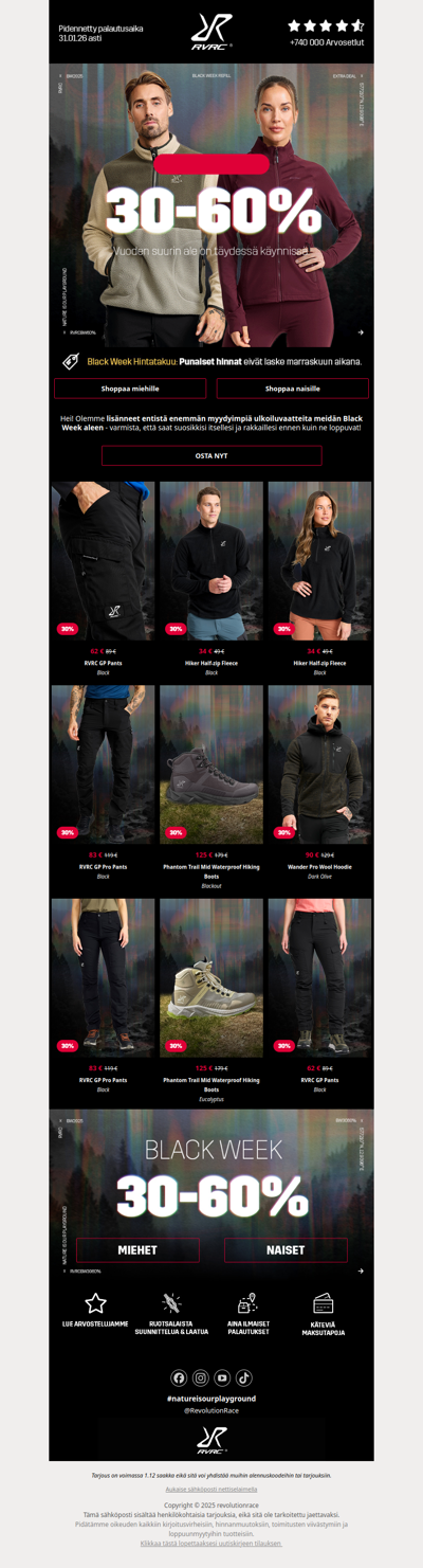 Uusia tuotteita lisätty: jopa 60 % alennuksella!🔥