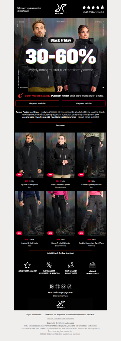 🔥30-60% ale - paras Black Friday IKINÄ🔥