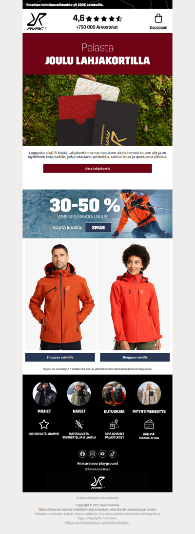 Onko vielä joululahjoja hankkimatta? Meillä on kaikki, mitä tarvitset! 🎄