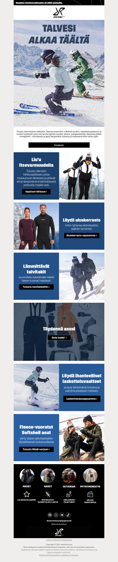 Tutustu talven luottotuotteisiin🏂