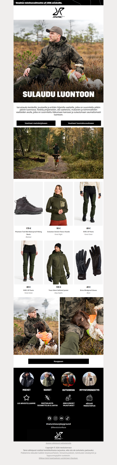 Sulaudu luontoon 🌿🧥