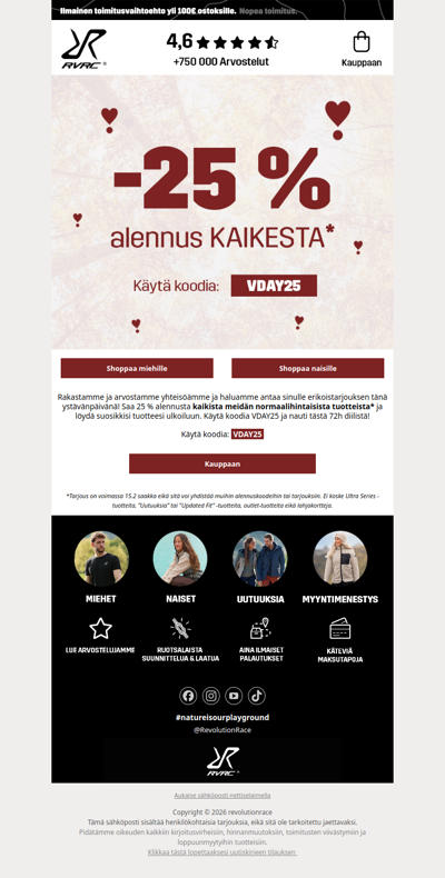 25 % ALE KAIKESTA*❤️