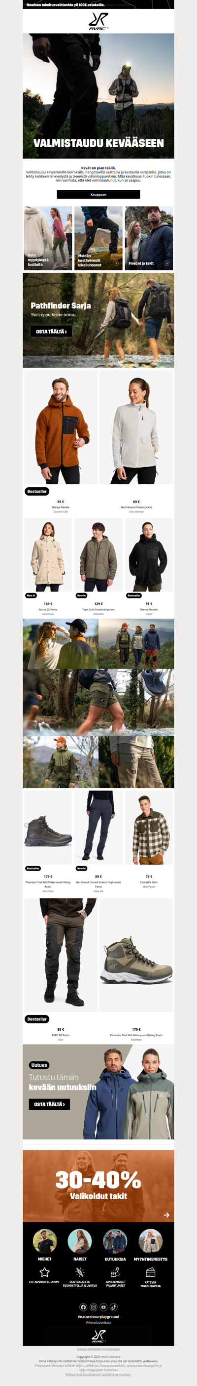 Valmistaudu kevääseen🚶‍➡️🌱