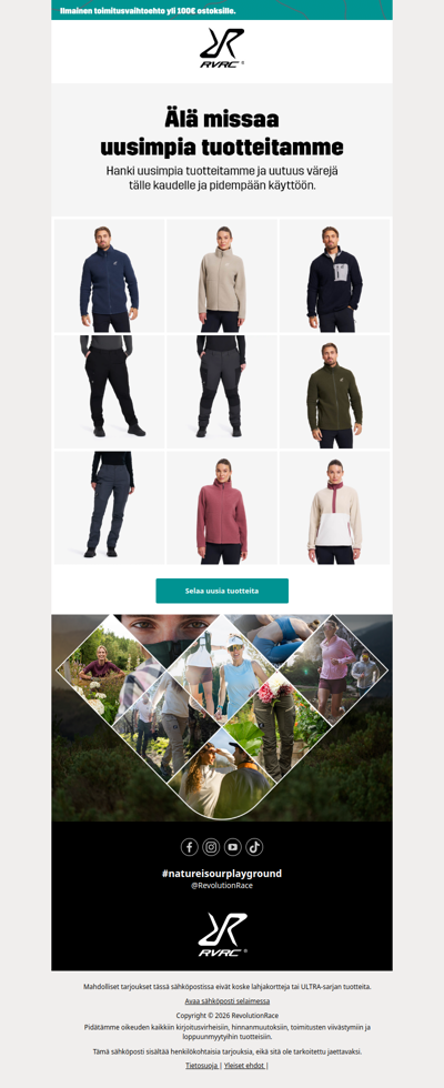 Älä missaa uusimpia tuotteitamme