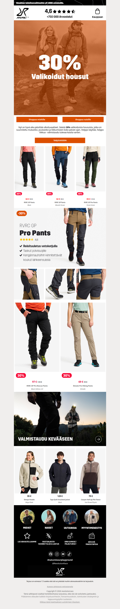 ÄLÄ ODOTA: 30% alennusta valikoiduista housuista 👀