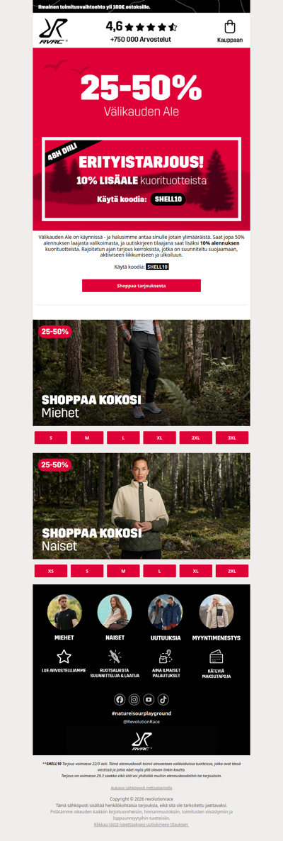 Jopa 50% ale + 10% LISÄALE kuorituotteista 💥