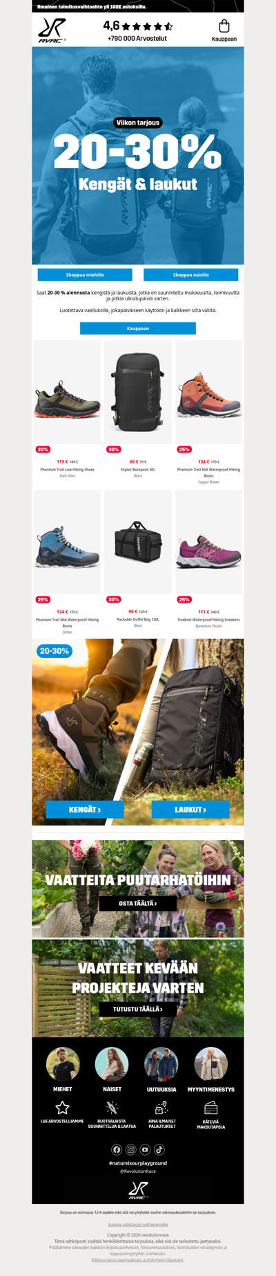 Viikon tarjous - Jopa 30% ale kengistä & laukuista 👌