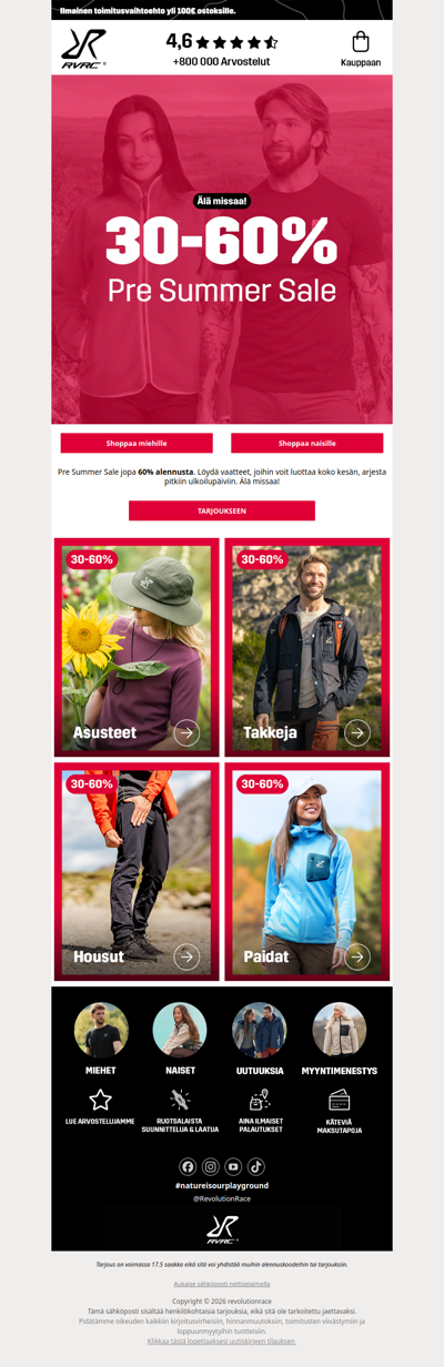 Älä missaa: Jopa 60% ale 👀