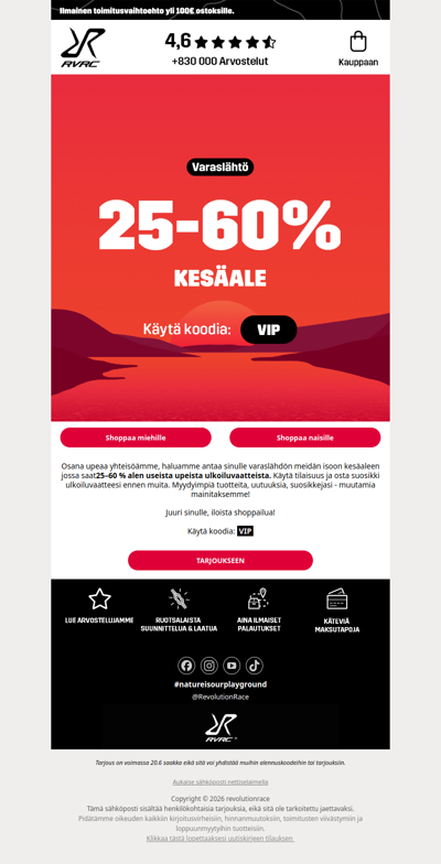 VARASLÄHTÖ ⚡️ 25–60% ALE!
