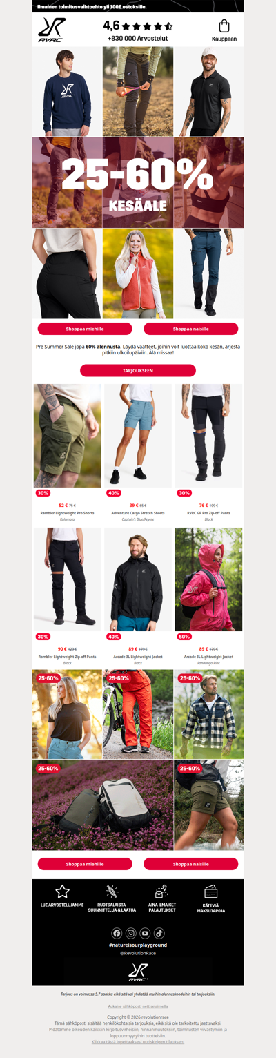 Älä missaa: Jopa 60% ale 👀