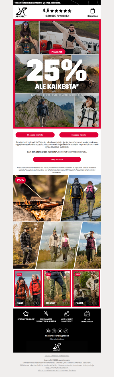 25 % alennusta seuraavasta suosikistasi? 👀