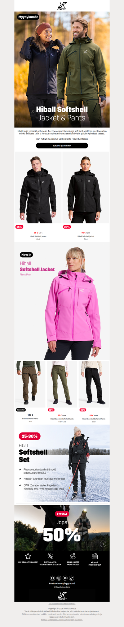 Täydelliset softshell-takit ja -housut❄️