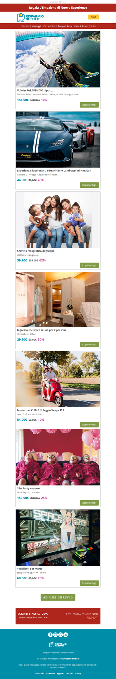 💝 Il Regalo Giusto? Un’Esperienza da Ricordare