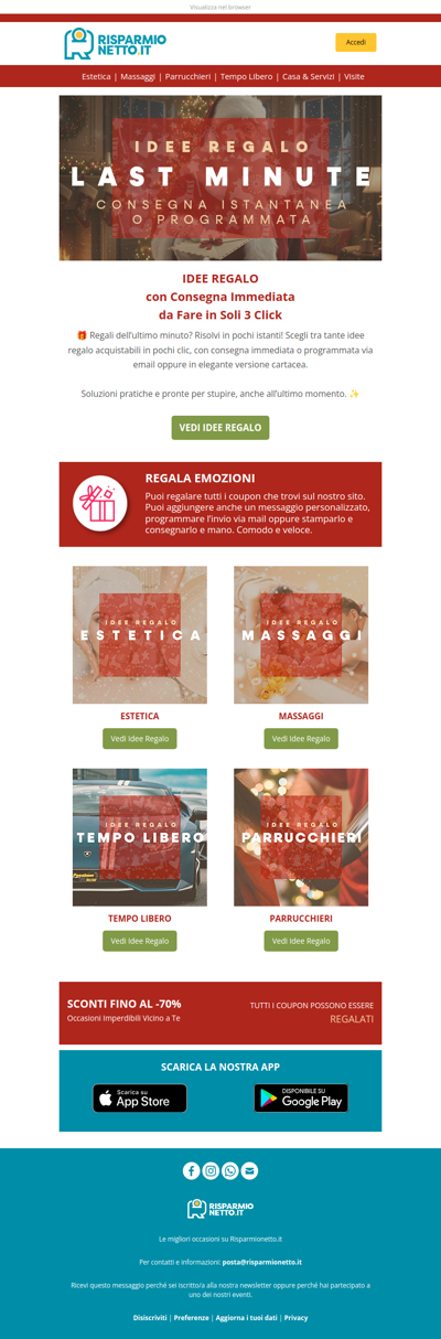 🎄 Regali Last Minute Pronti in 3 Click