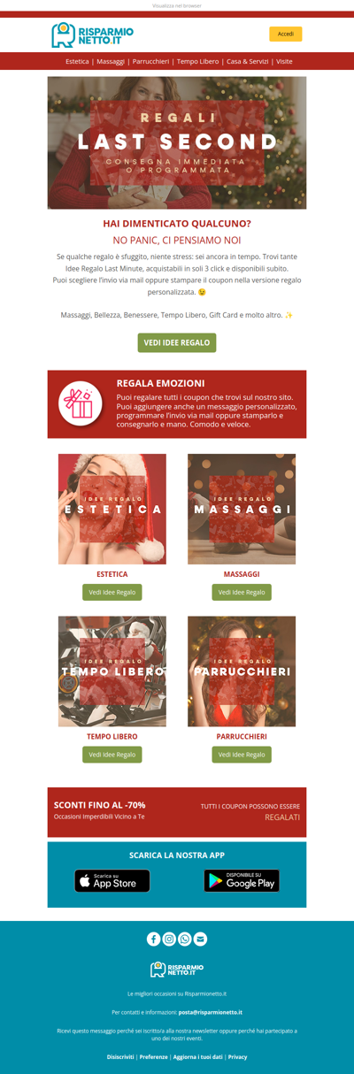 ⏰ Dimenticato Qualcuno? Regali Digitali (per Esperienze Reali 😉) Subito Pronti