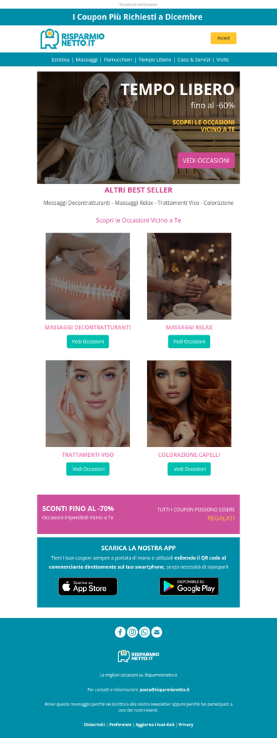 🏆 Dicembre: I Coupon Più Richiesti