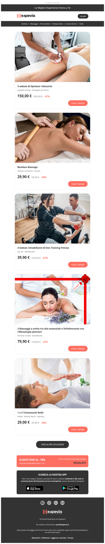 👙 3 Sedute Lipolaser Riducente