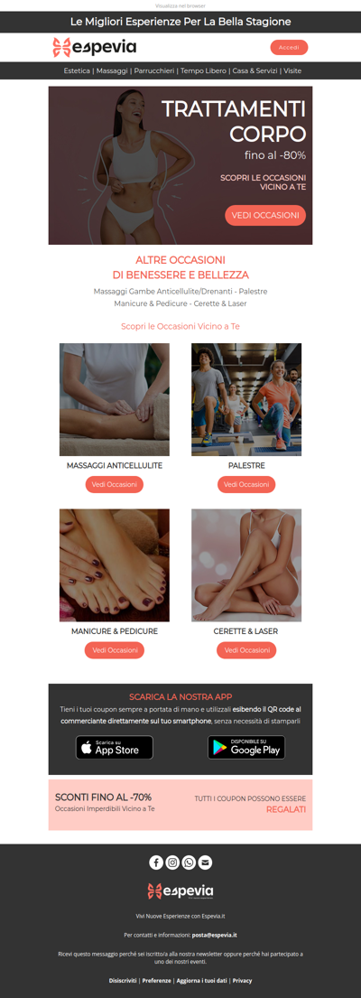 👙 Trattamenti Corpo Per Prepararti All’Estate