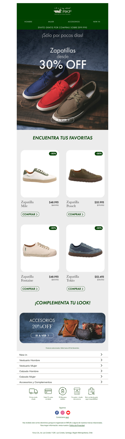 Zapatillas 👟 30%OFF