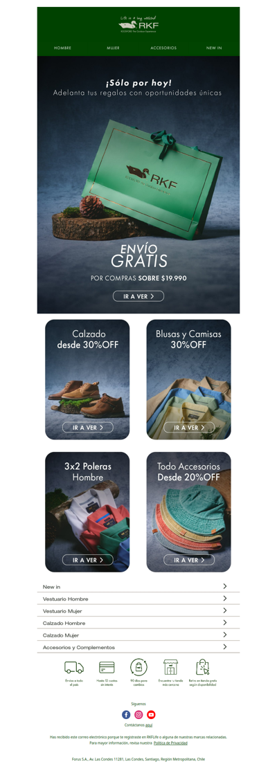 Despacho gratis + oportunidades únicas 🚚🎄🎁