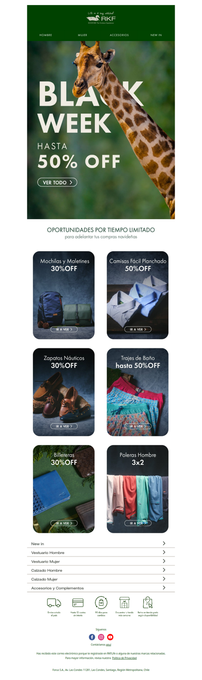 ¡Comenzó B-Week! 🎁Hasta 50%OFF