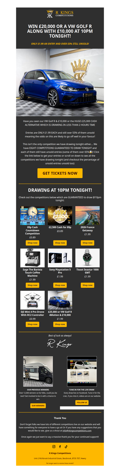 Would you like £25,000?