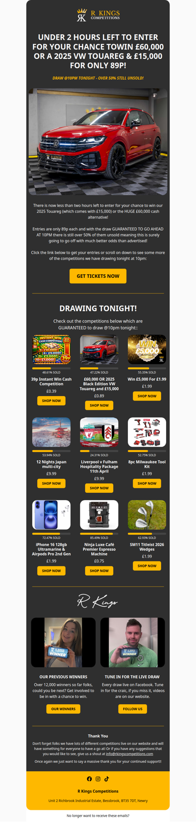 Less Than Two Hours Left To Enter!