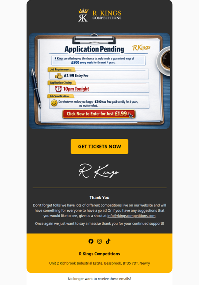 Application Pending!