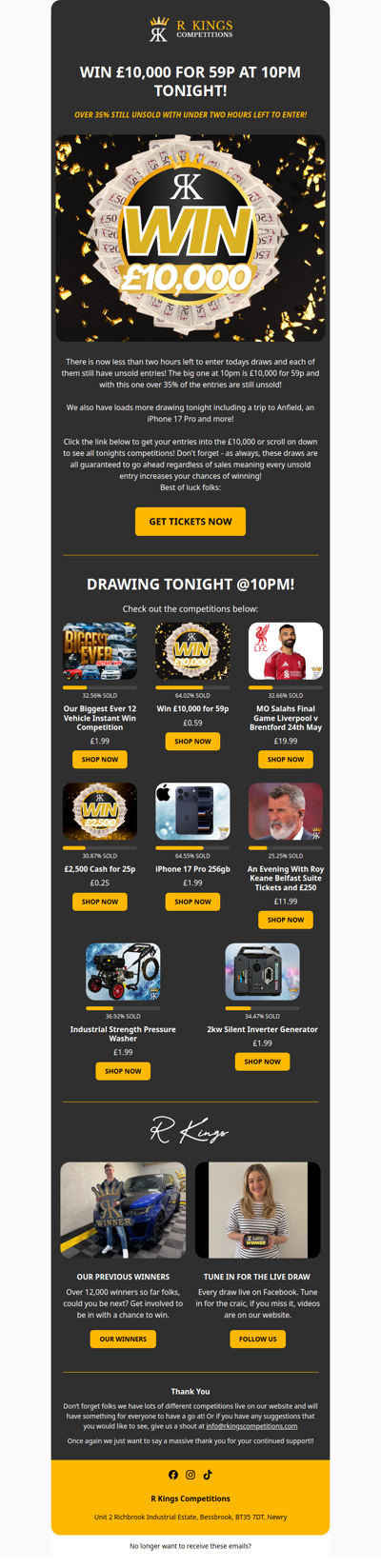 OVER 35% STILL UNSOLD!