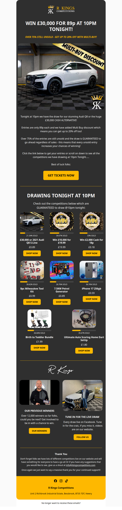 WIN £30,000 FOR 89P!