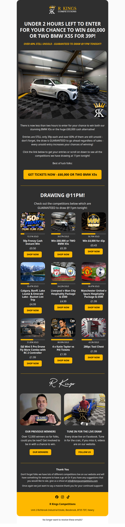 Under 2 Hours Left To Enter!