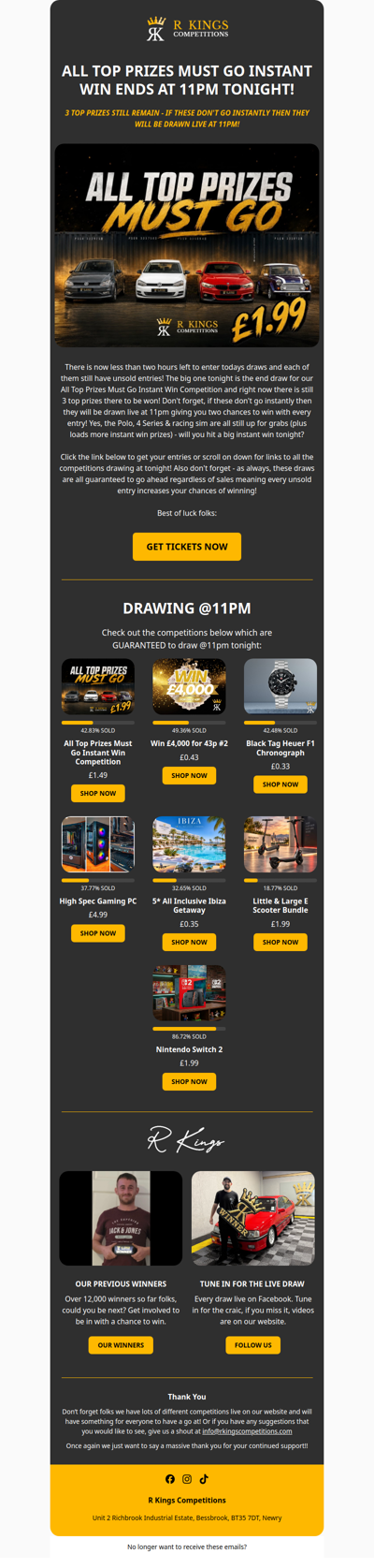 Under 2 Hours Left To Enter!